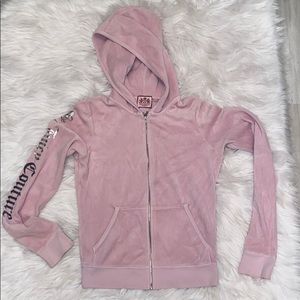 Juicy couture velour zip up